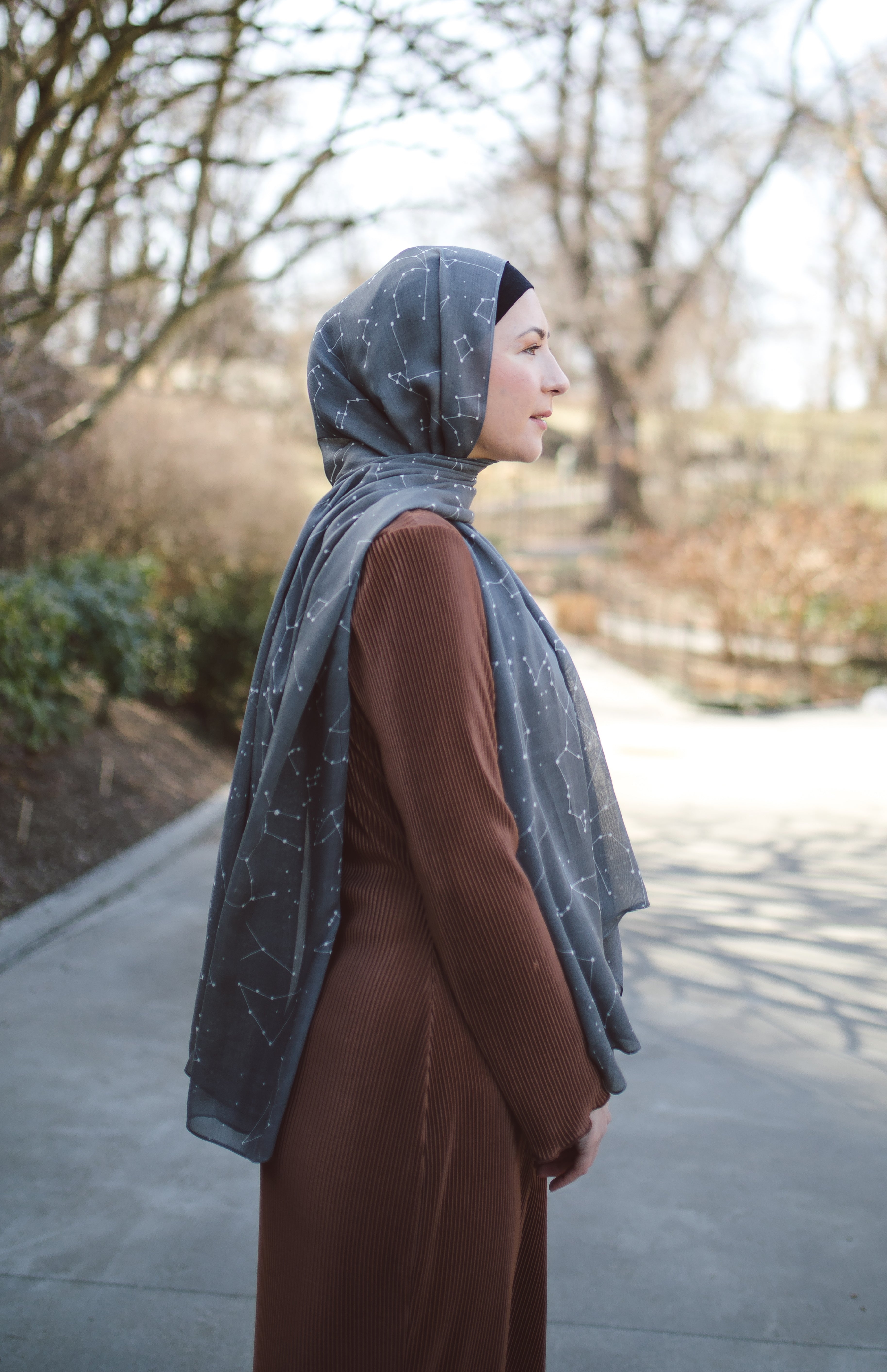 Constellation - Fog - Limited Edition Modal Hijab