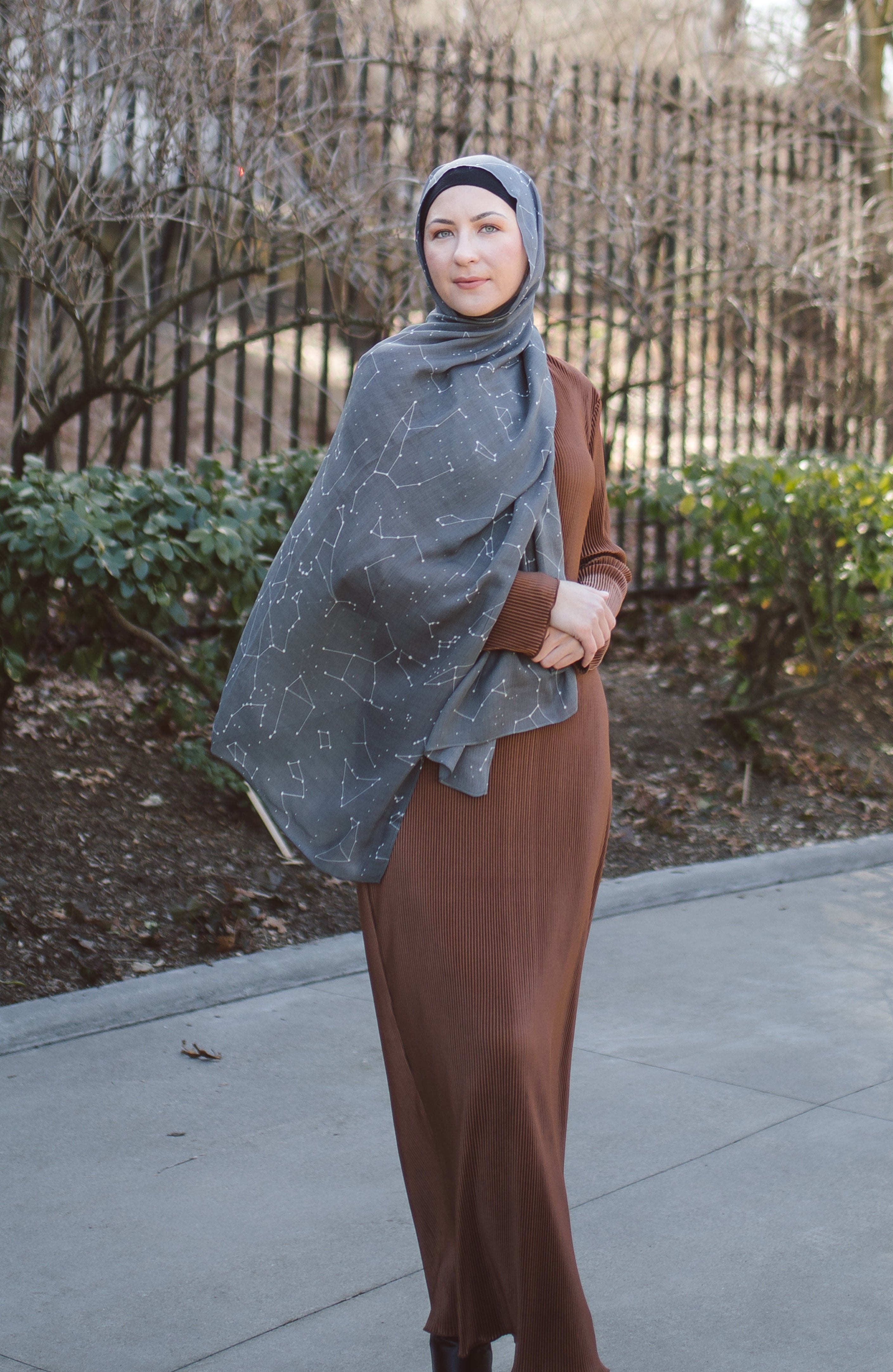 Constellation - Fog - Limited Edition Modal Hijab