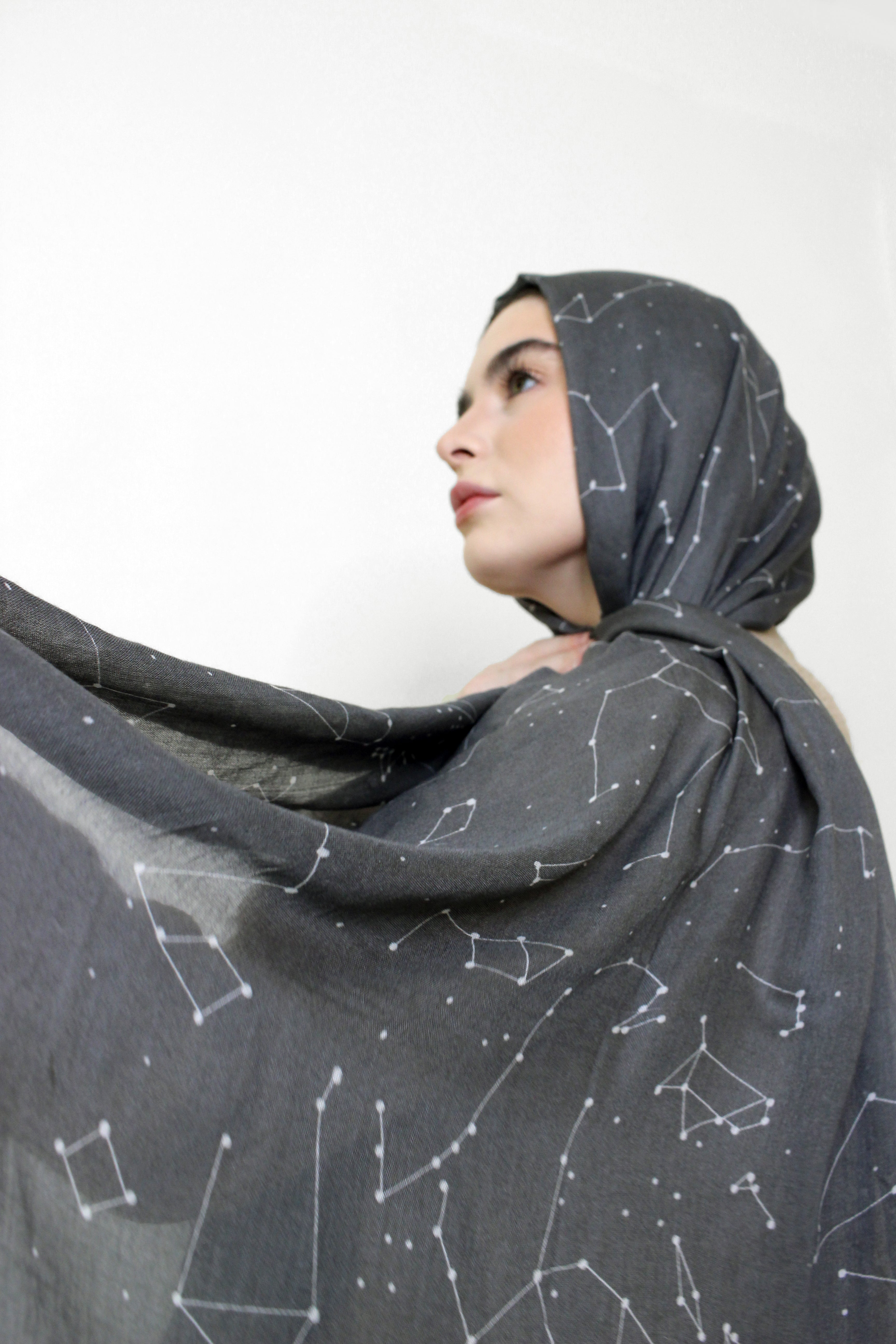Constellation - Fog - Limited Edition Modal Hijab