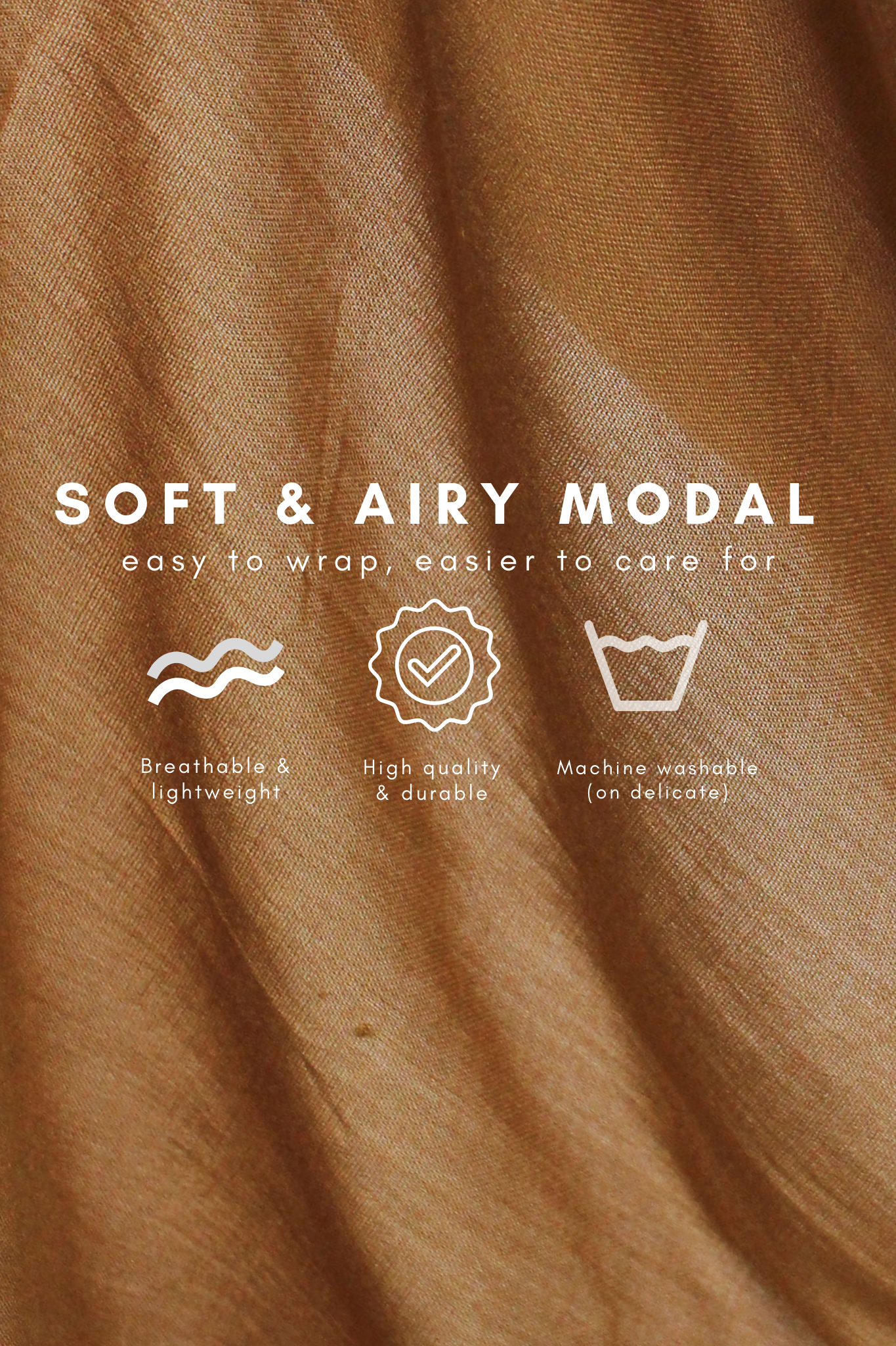 Butterscotch - Modal Plain Hijab