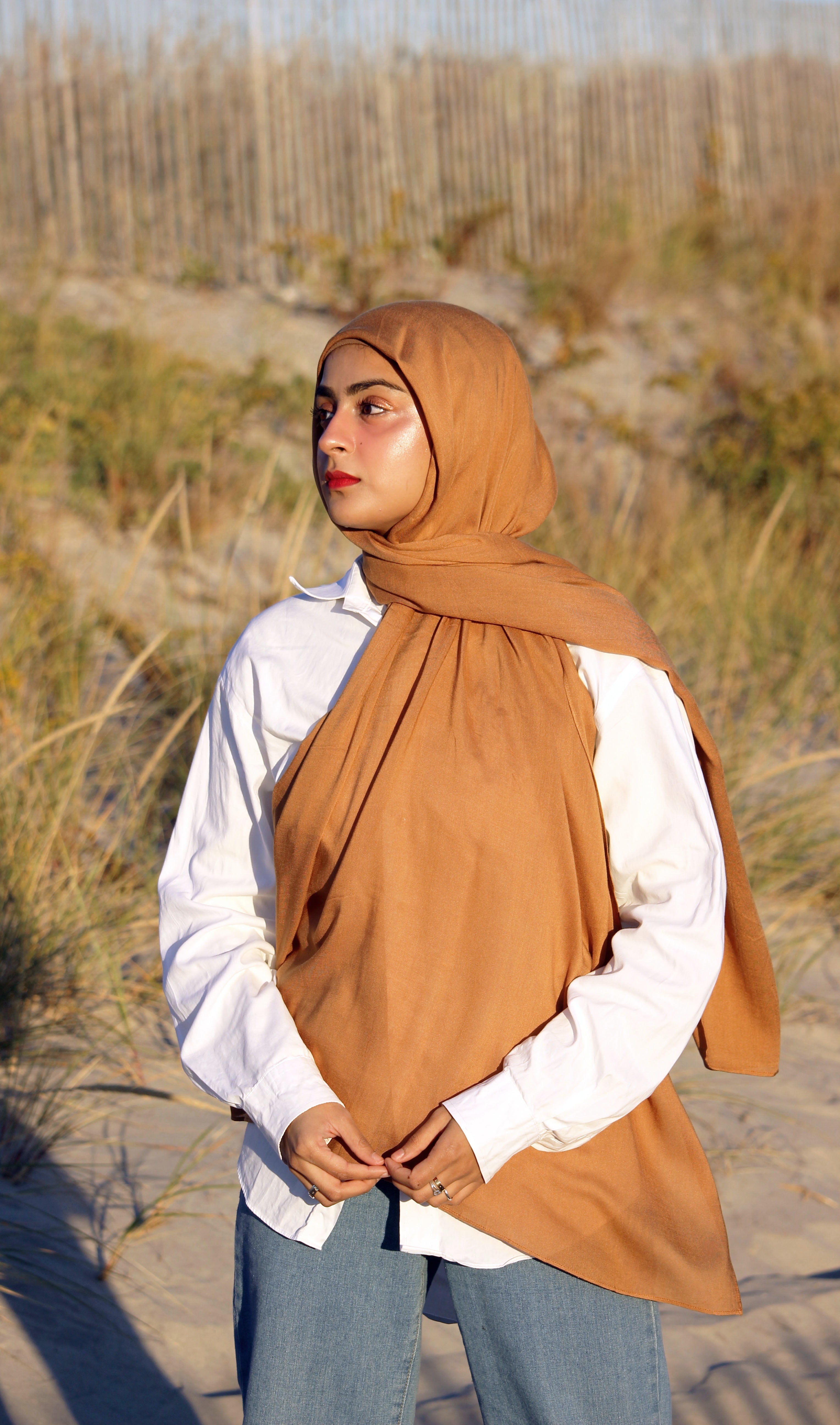 Butterscotch - Modal Plain Hijab