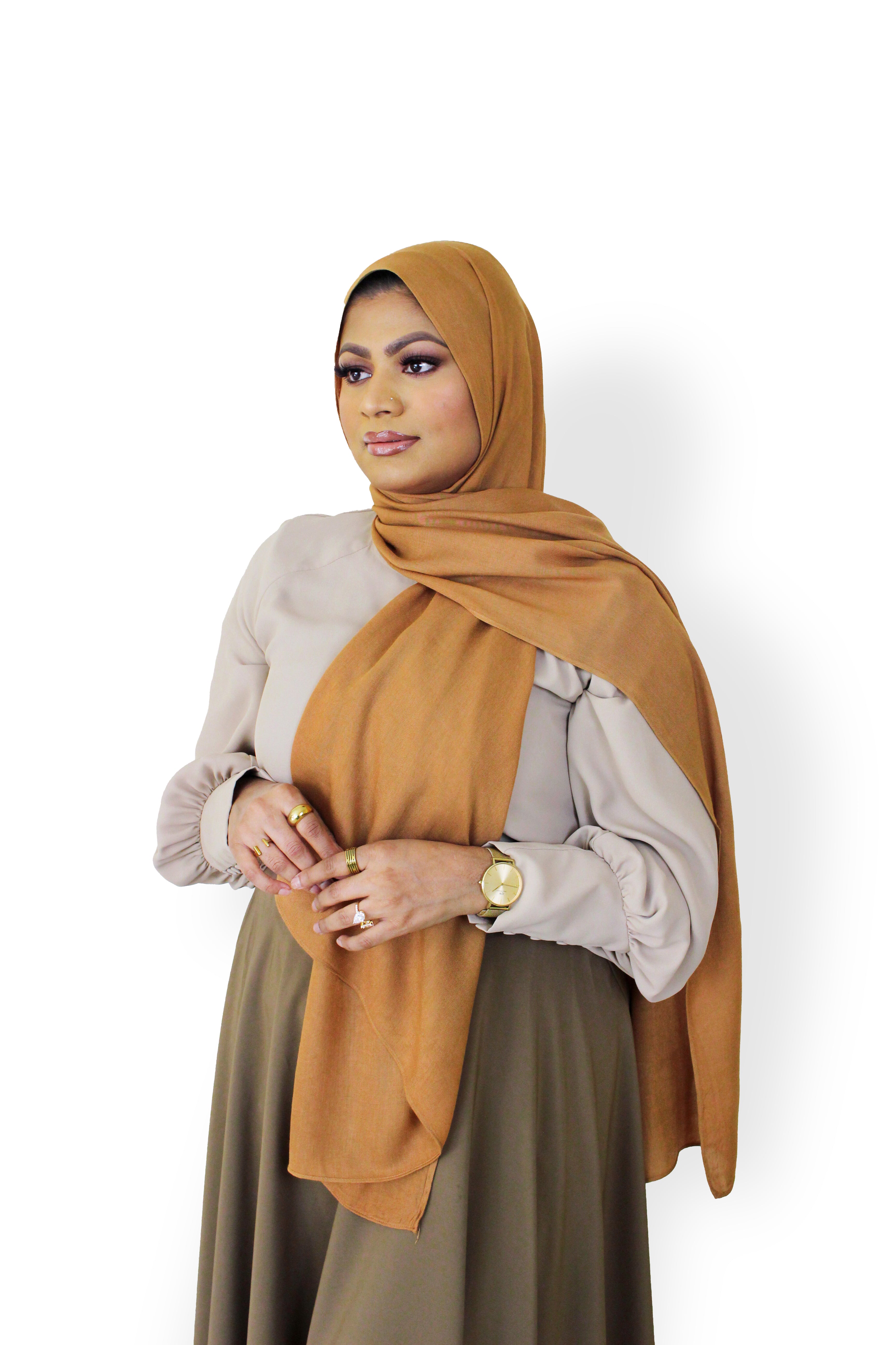 Butterscotch - Modal Plain Hijab