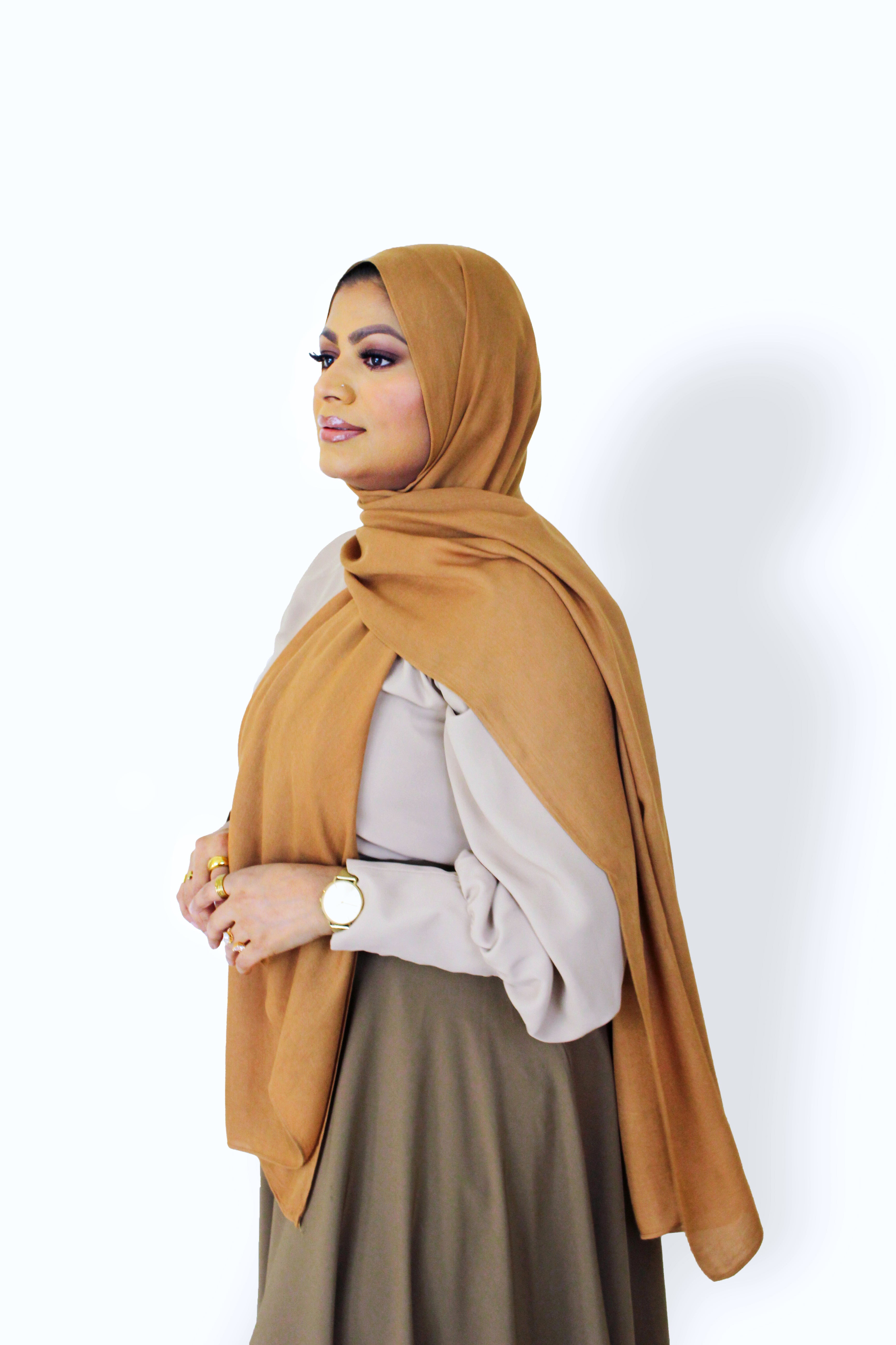 Butterscotch - Modal Plain Hijab