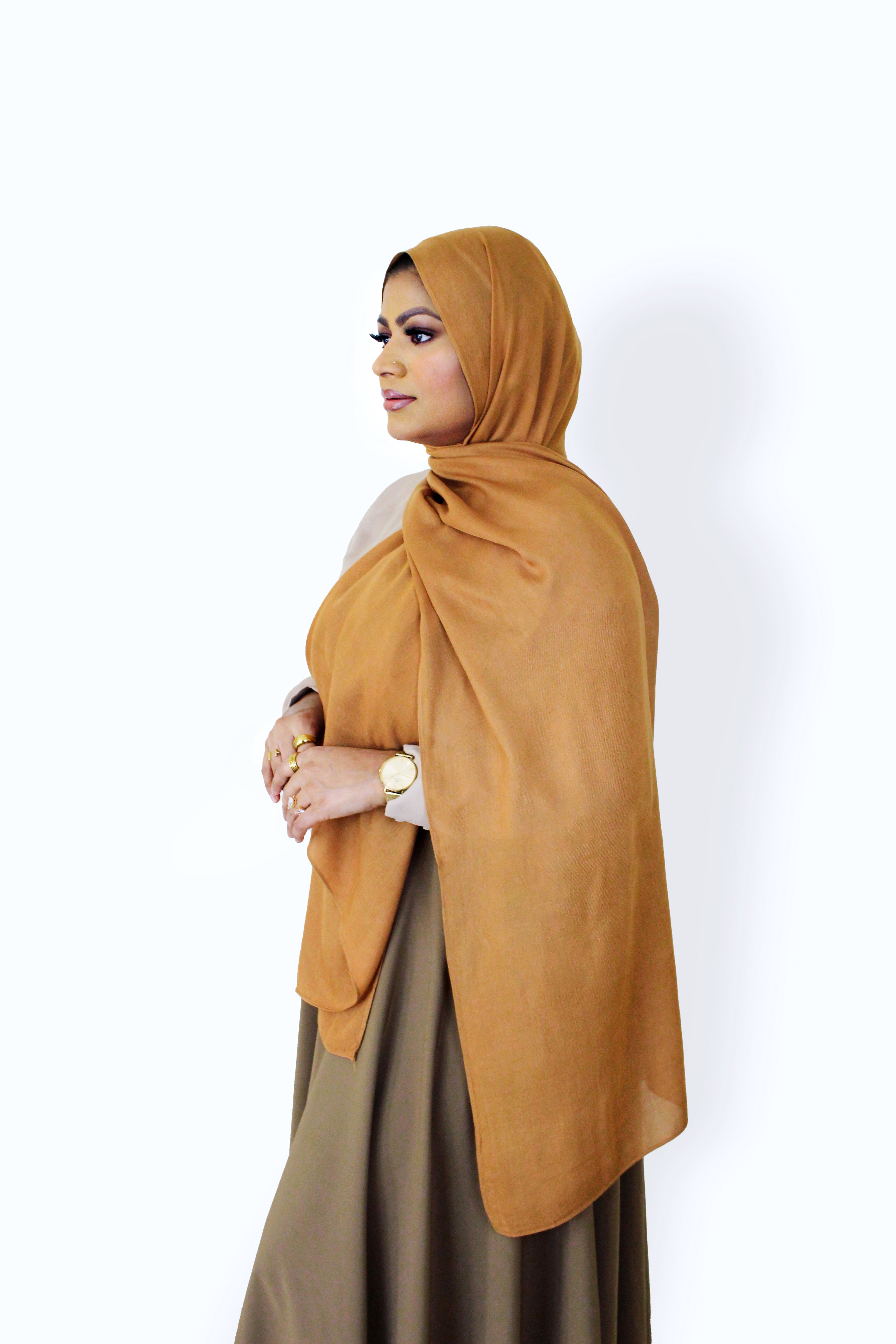 Butterscotch - Modal Plain Hijab