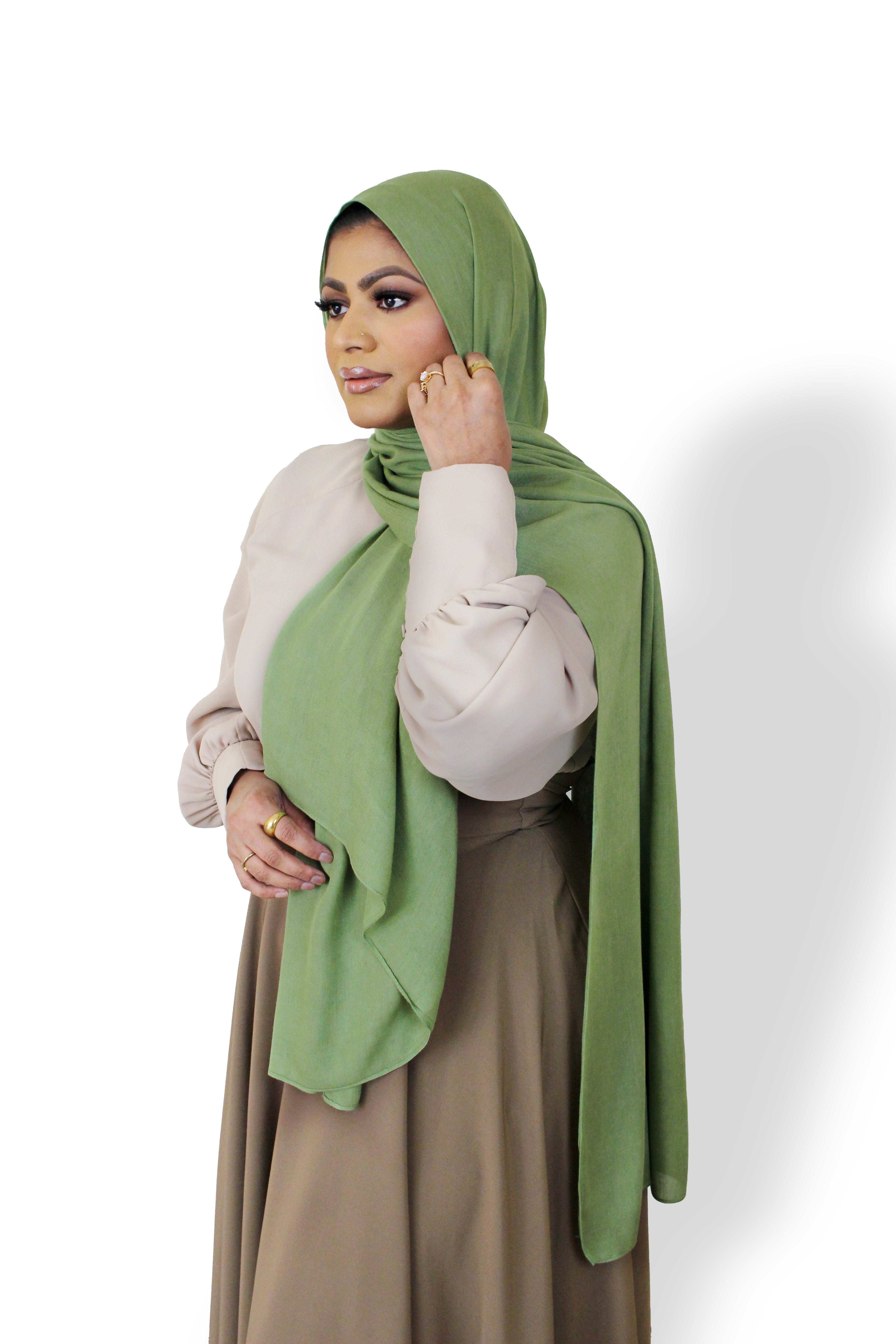 Moss Green - Modal Plain Hijab