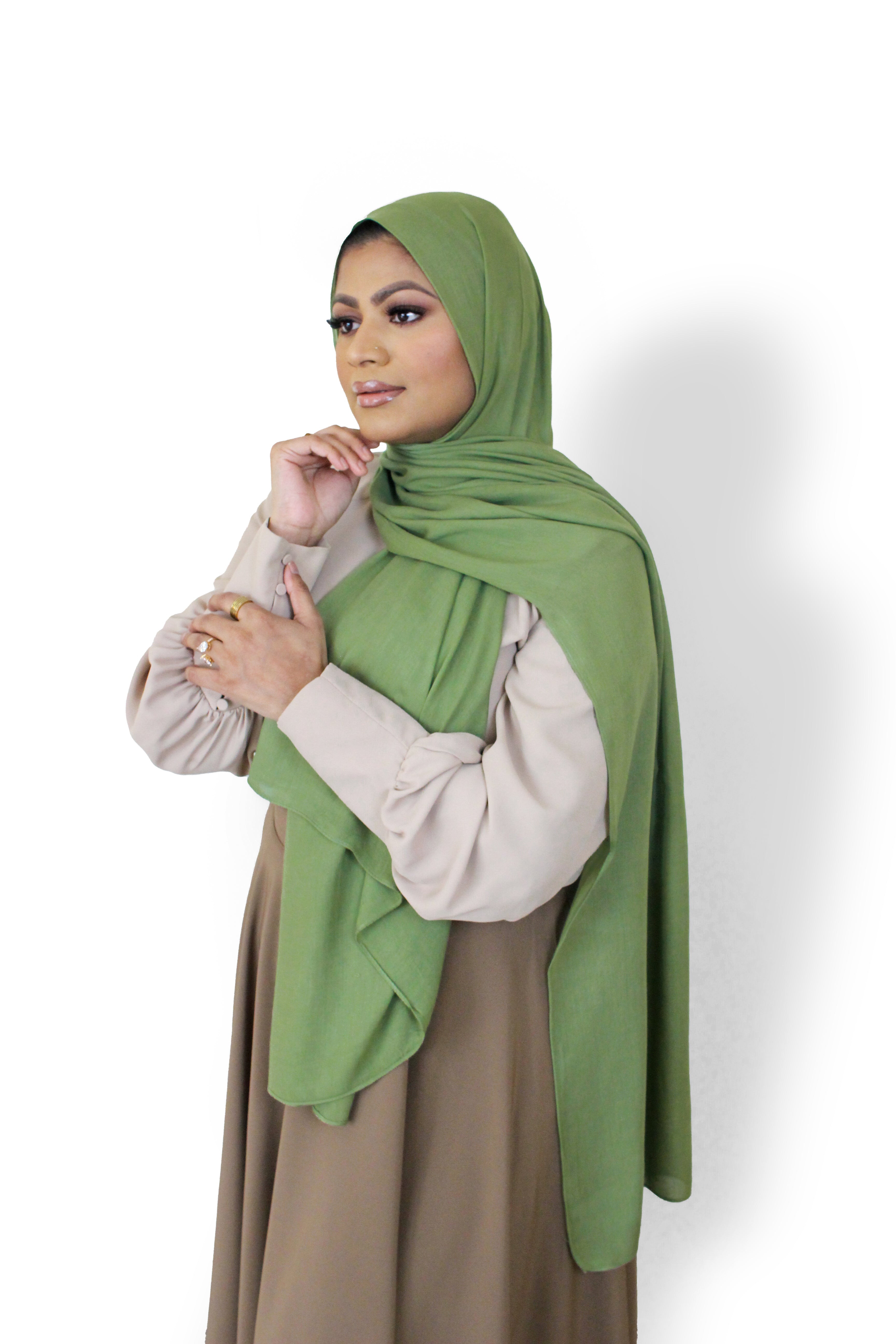 Moss Green - Modal Plain Hijab