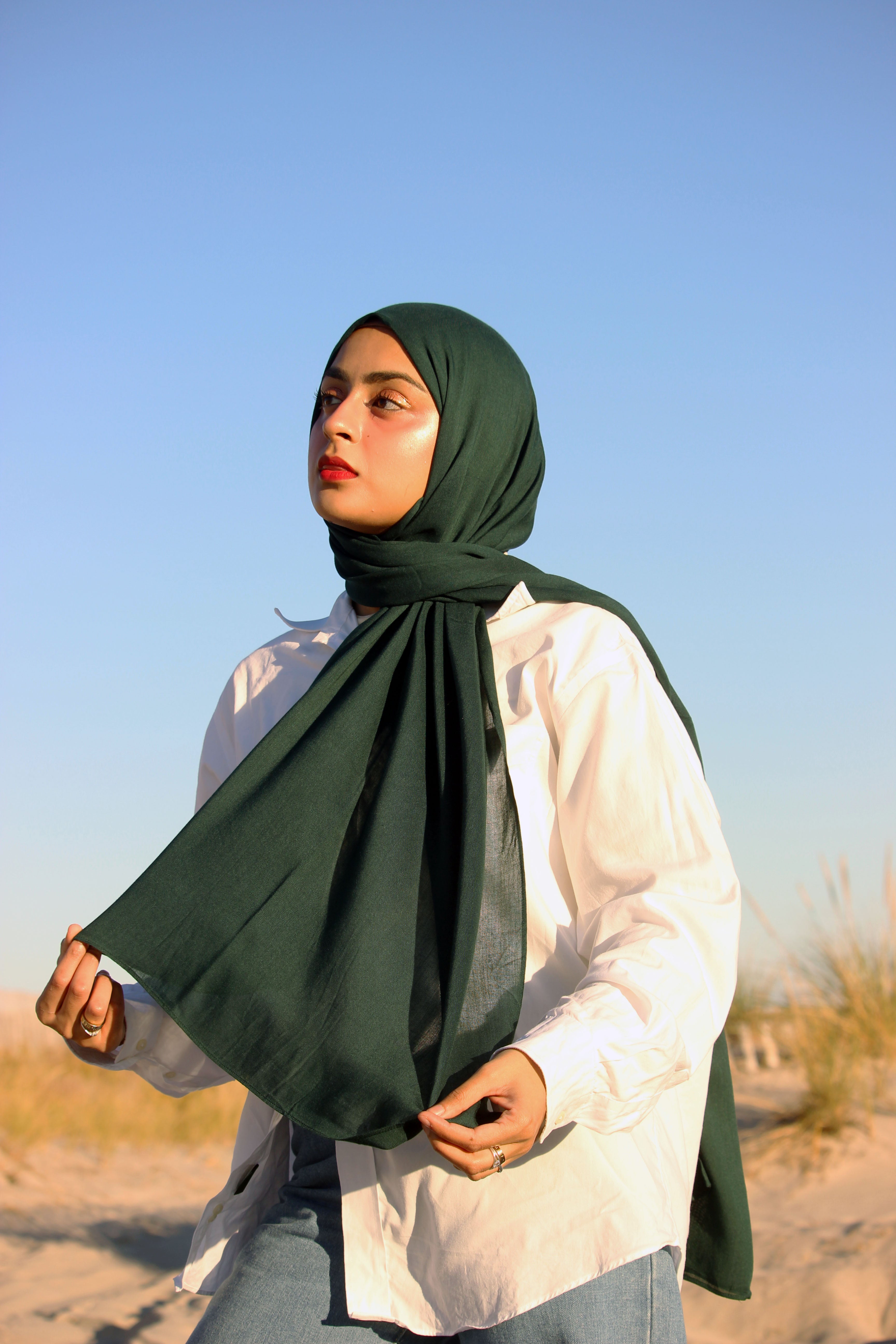 Pine - Modal Plain Hijab
