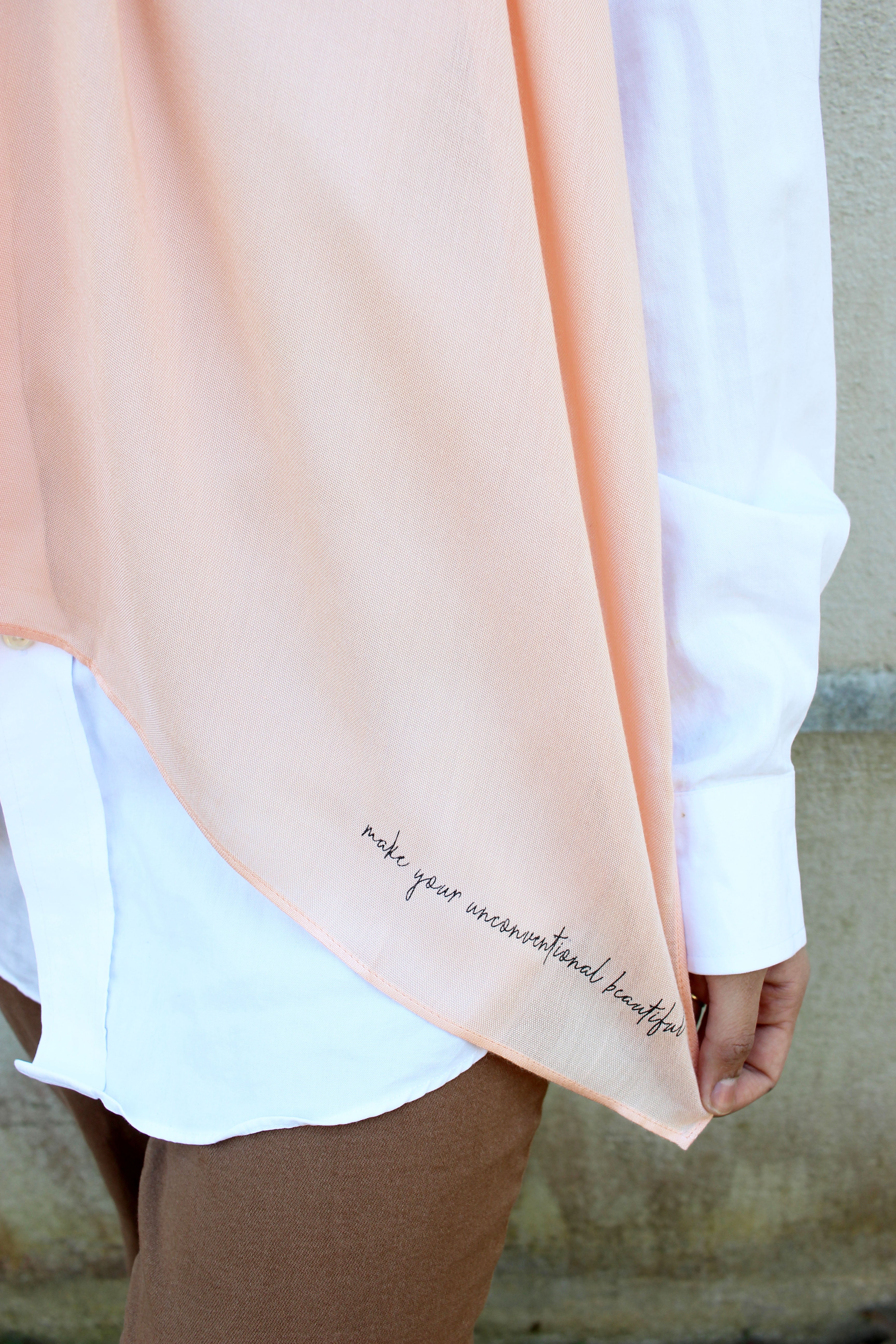 Make Your Unconventional Beautiful- Pink Salt - Modal Hijab