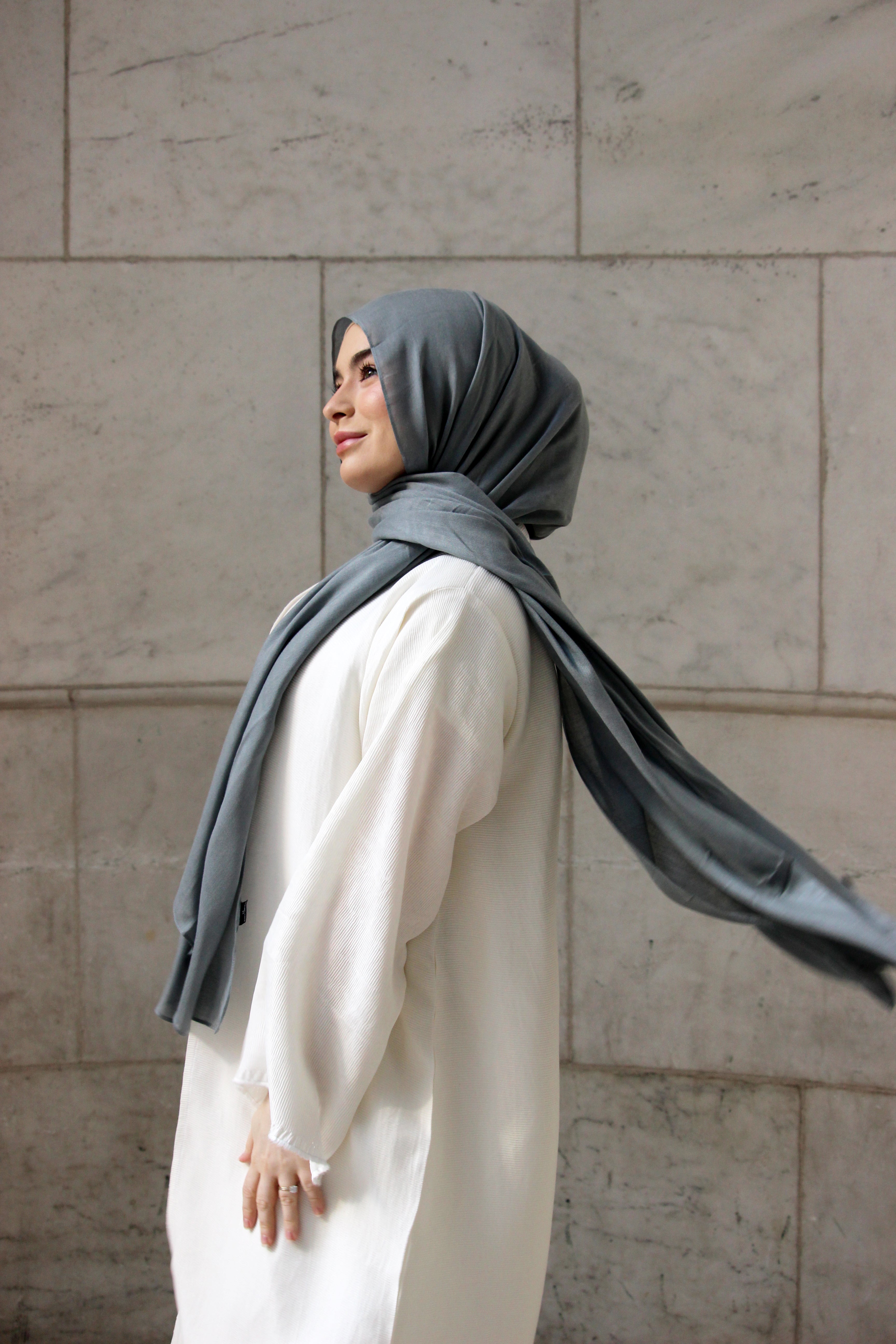 Slate Grey - Modal Plain Hijab