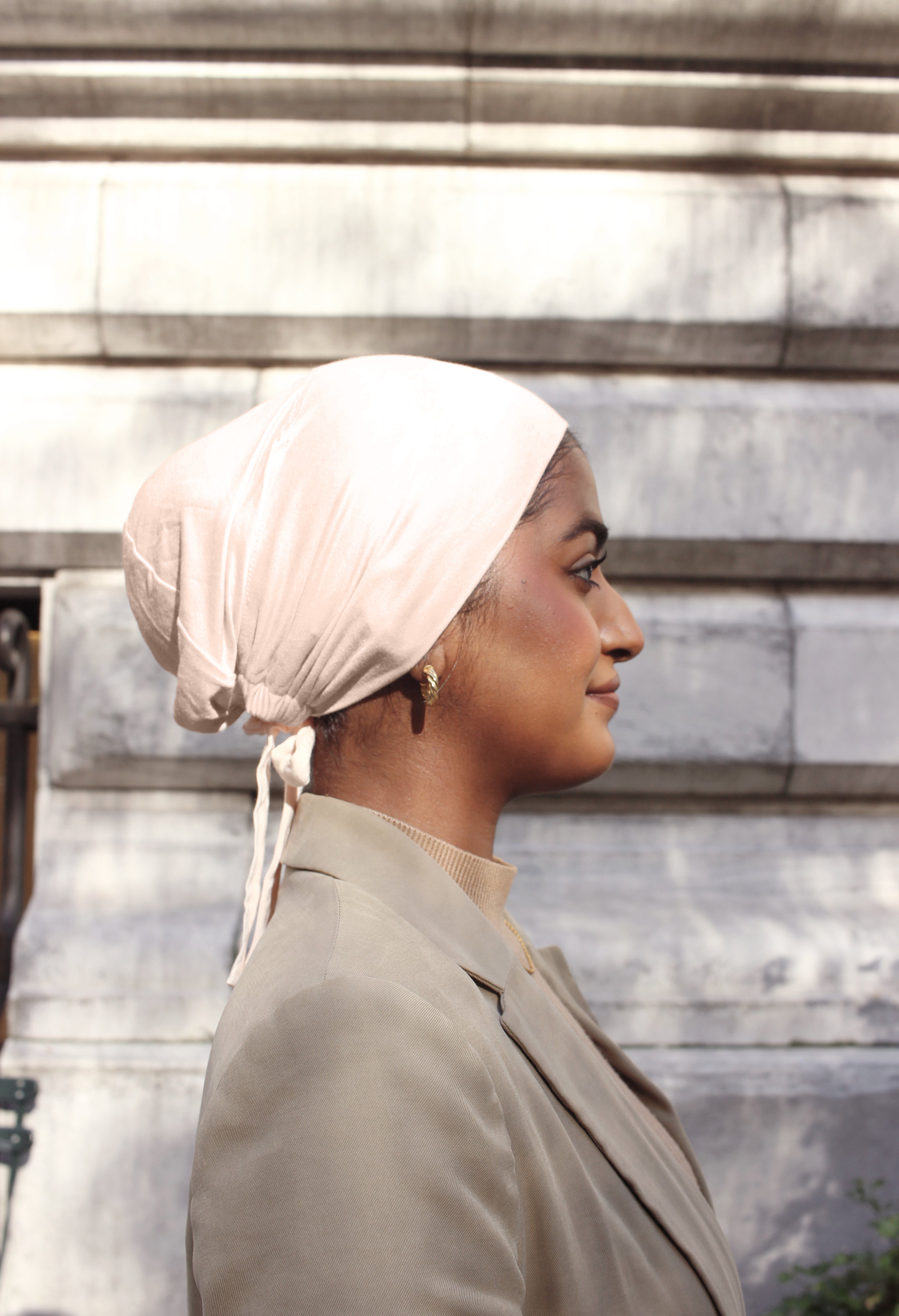 Barely Blush - Adjustable Tie Underscarf