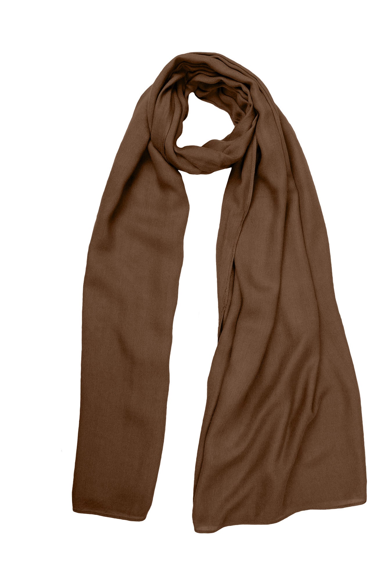 Chocolate Brown - Modal Plain Hijab