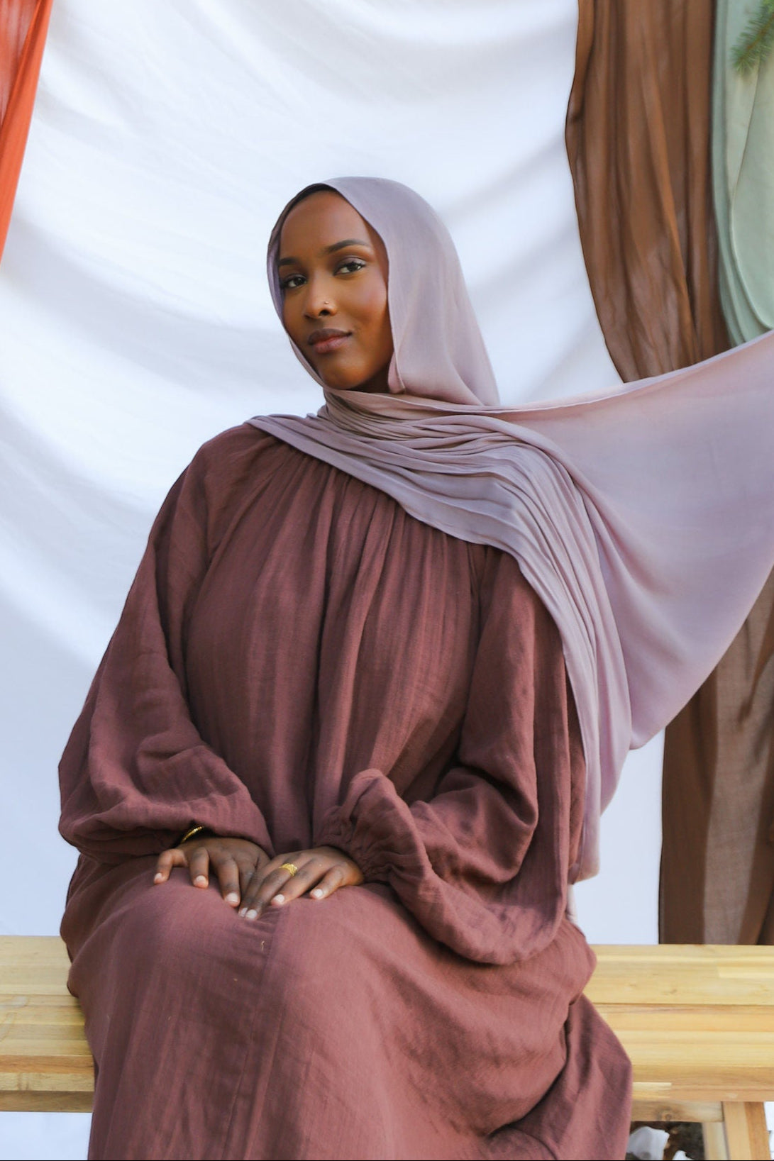 Dusty Lilac - Modal Plain Hijab