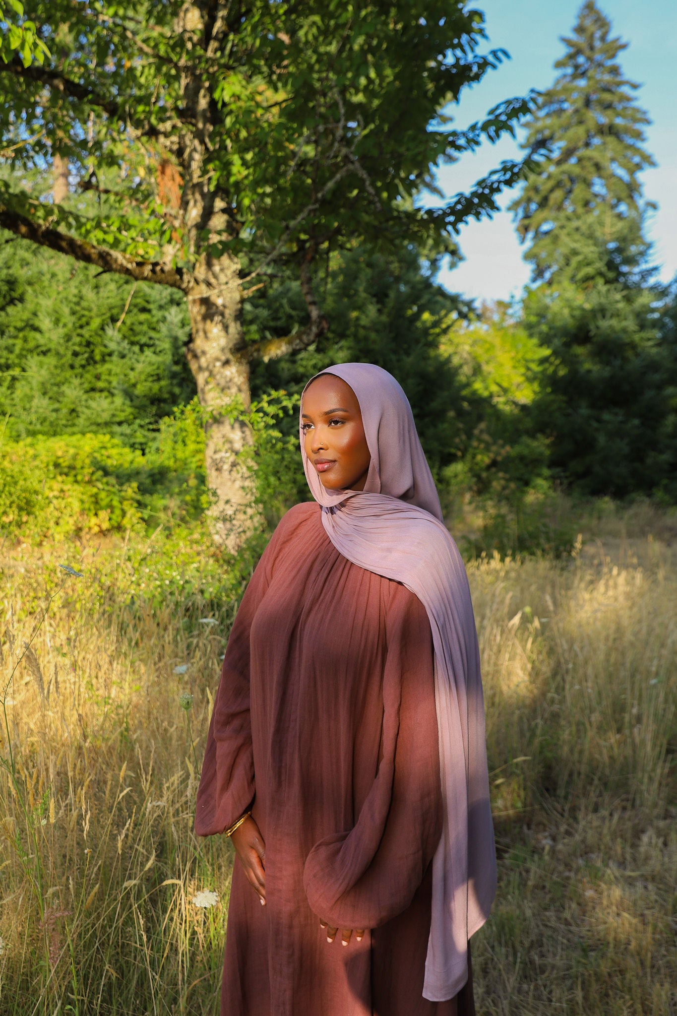 Dusty Lilac - Modal Plain Hijab