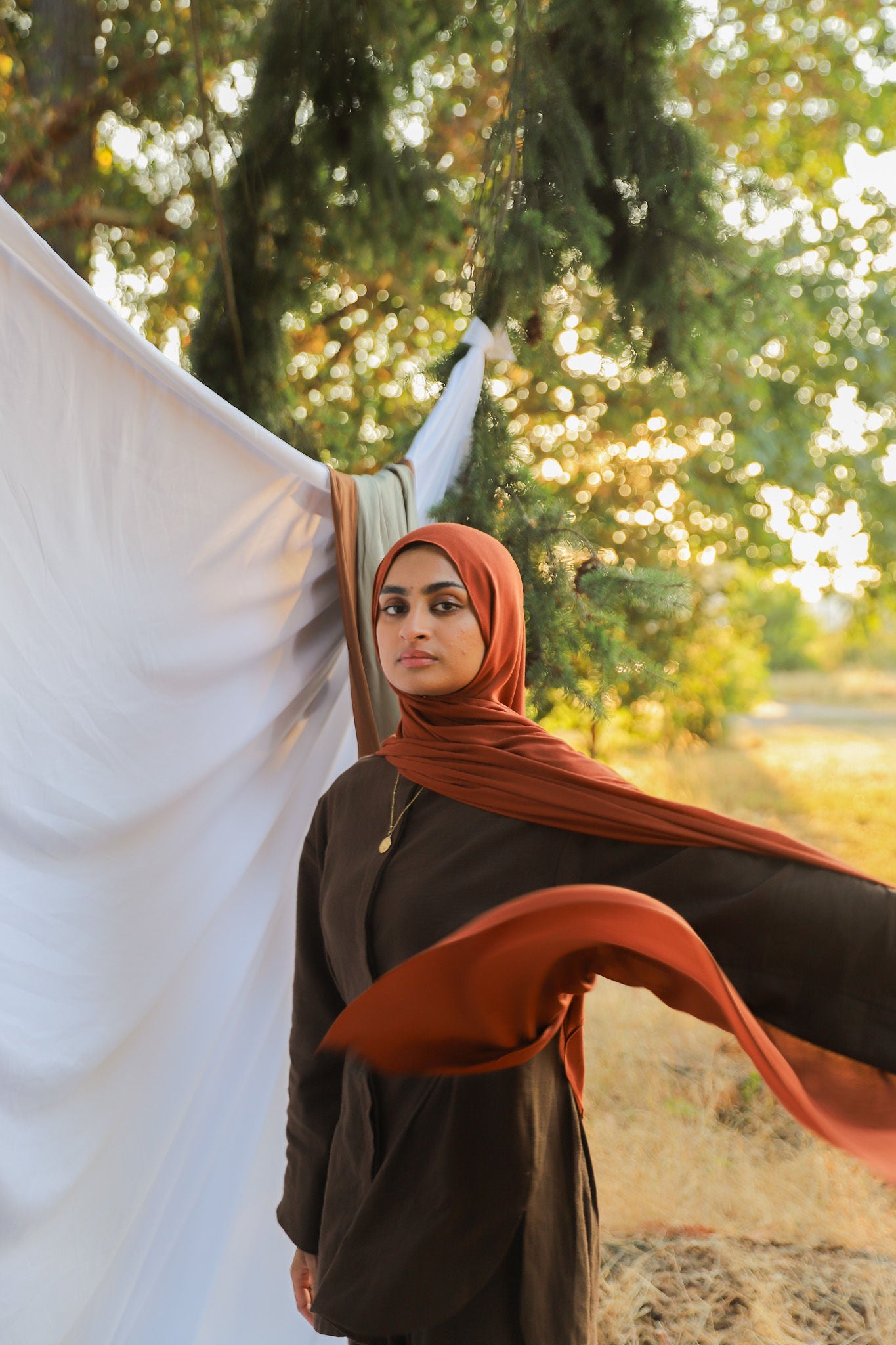 Rust - Modal Plain Hijab