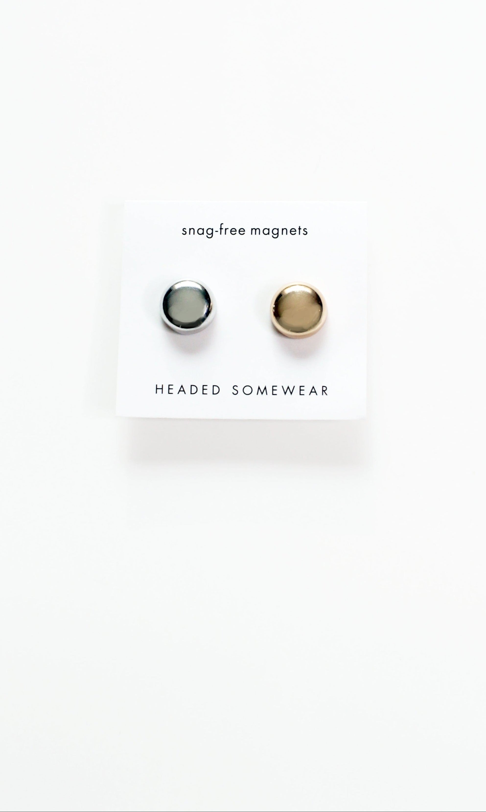 Silver & Gold Metallic - Hijab Magnets