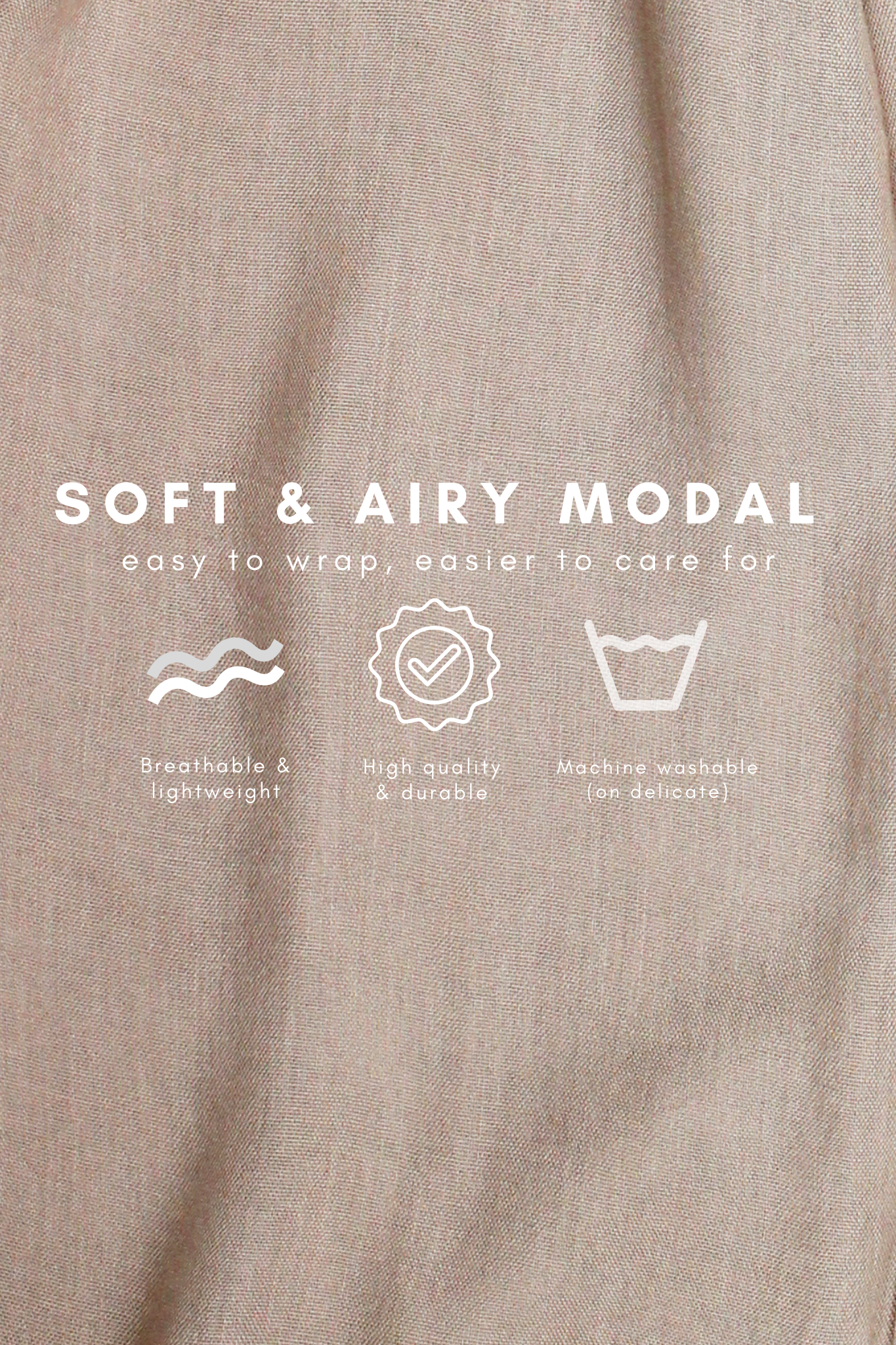 Biscuit - Modal Plain Hijab
