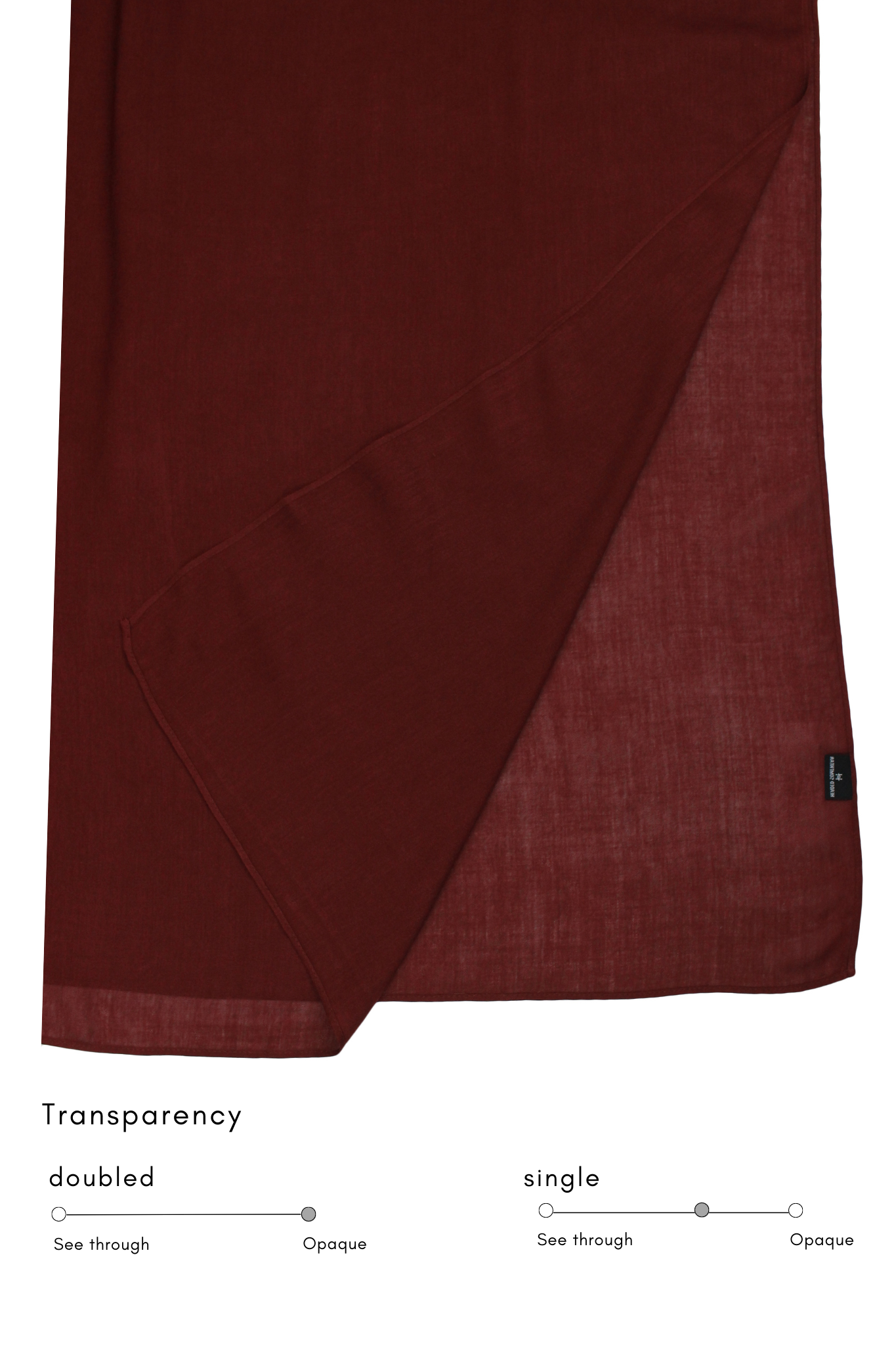 Crimson - Modal Plain Hijab