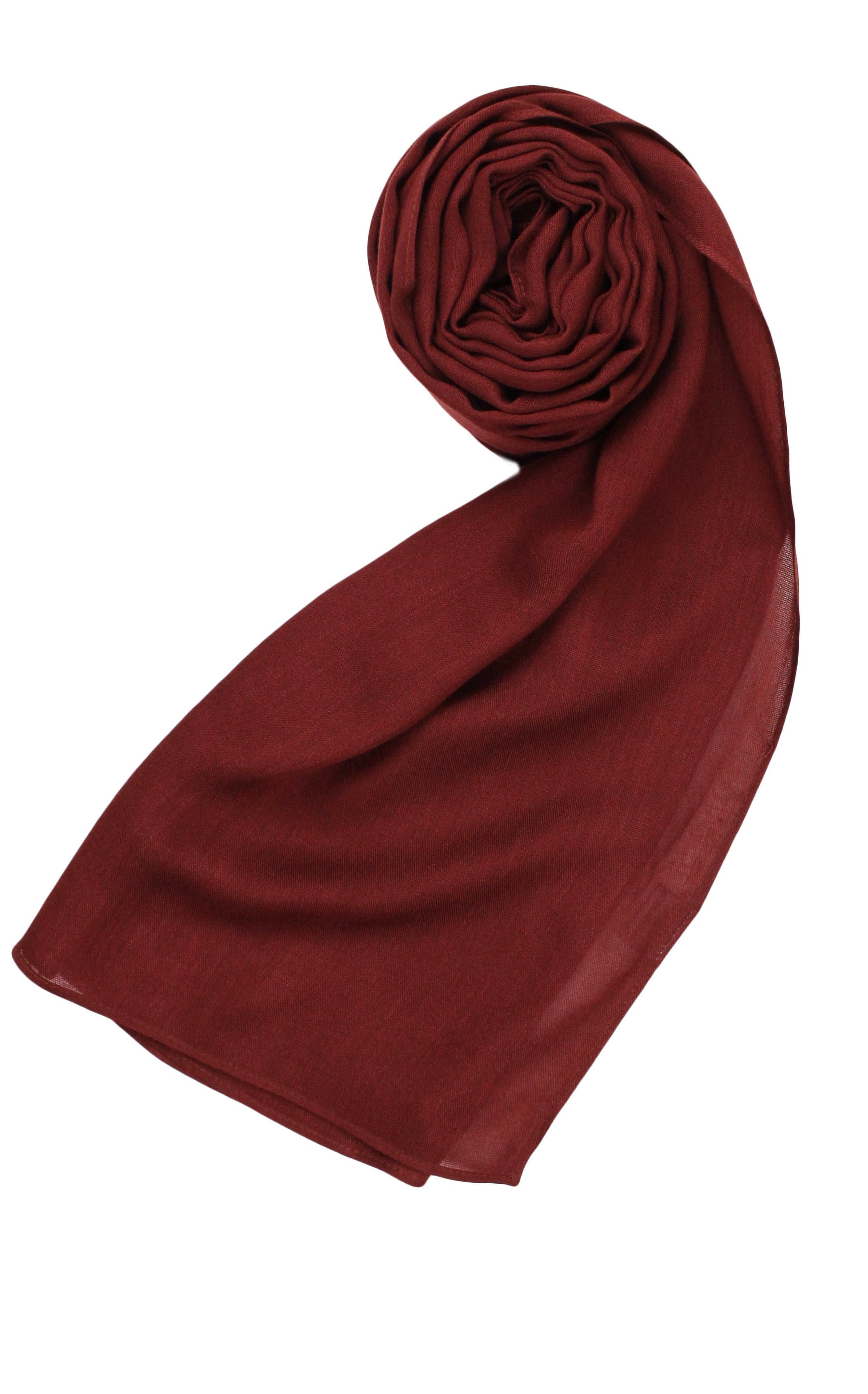 Crimson - Modal Plain Hijab