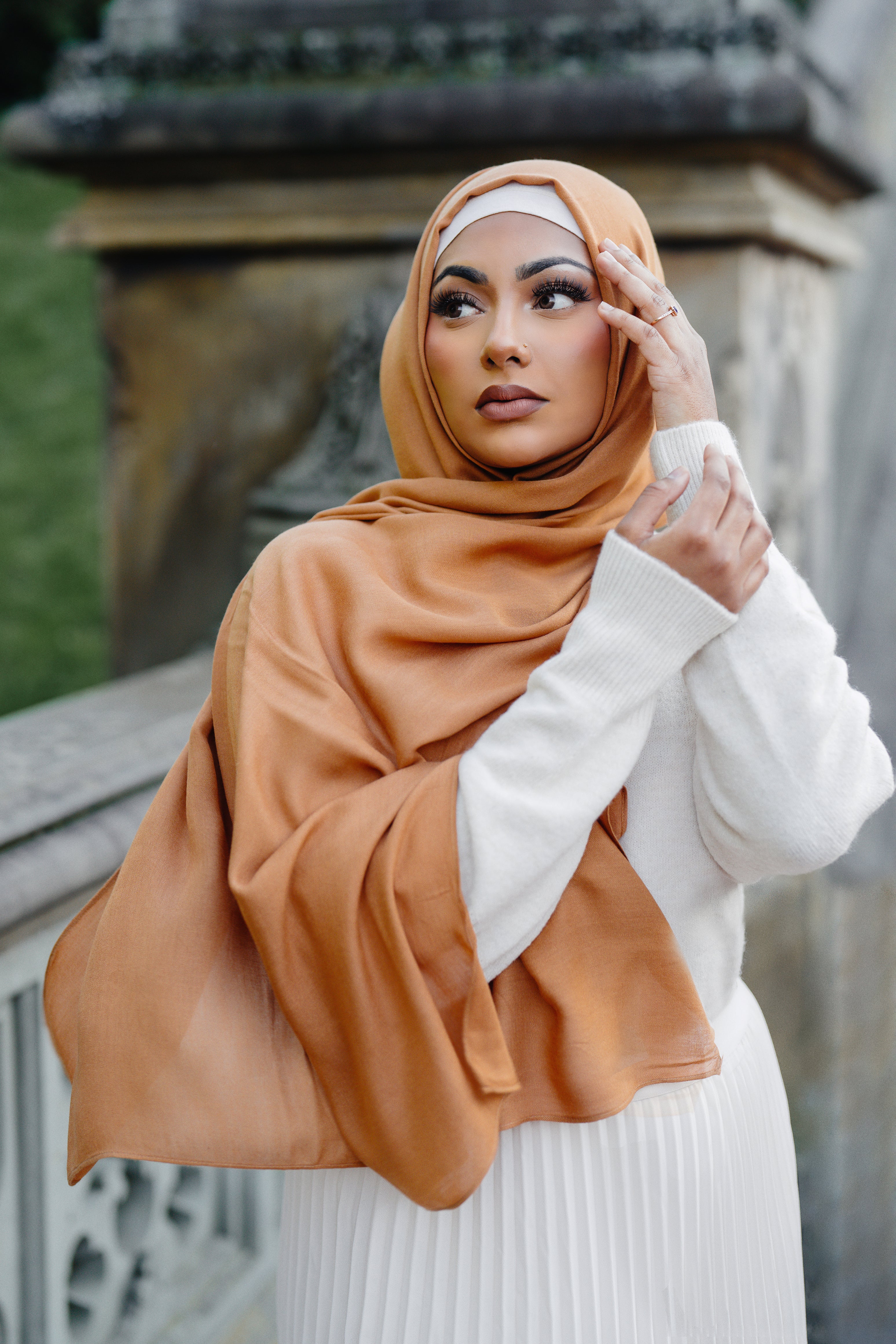 Butterscotch - Modal Plain Hijab