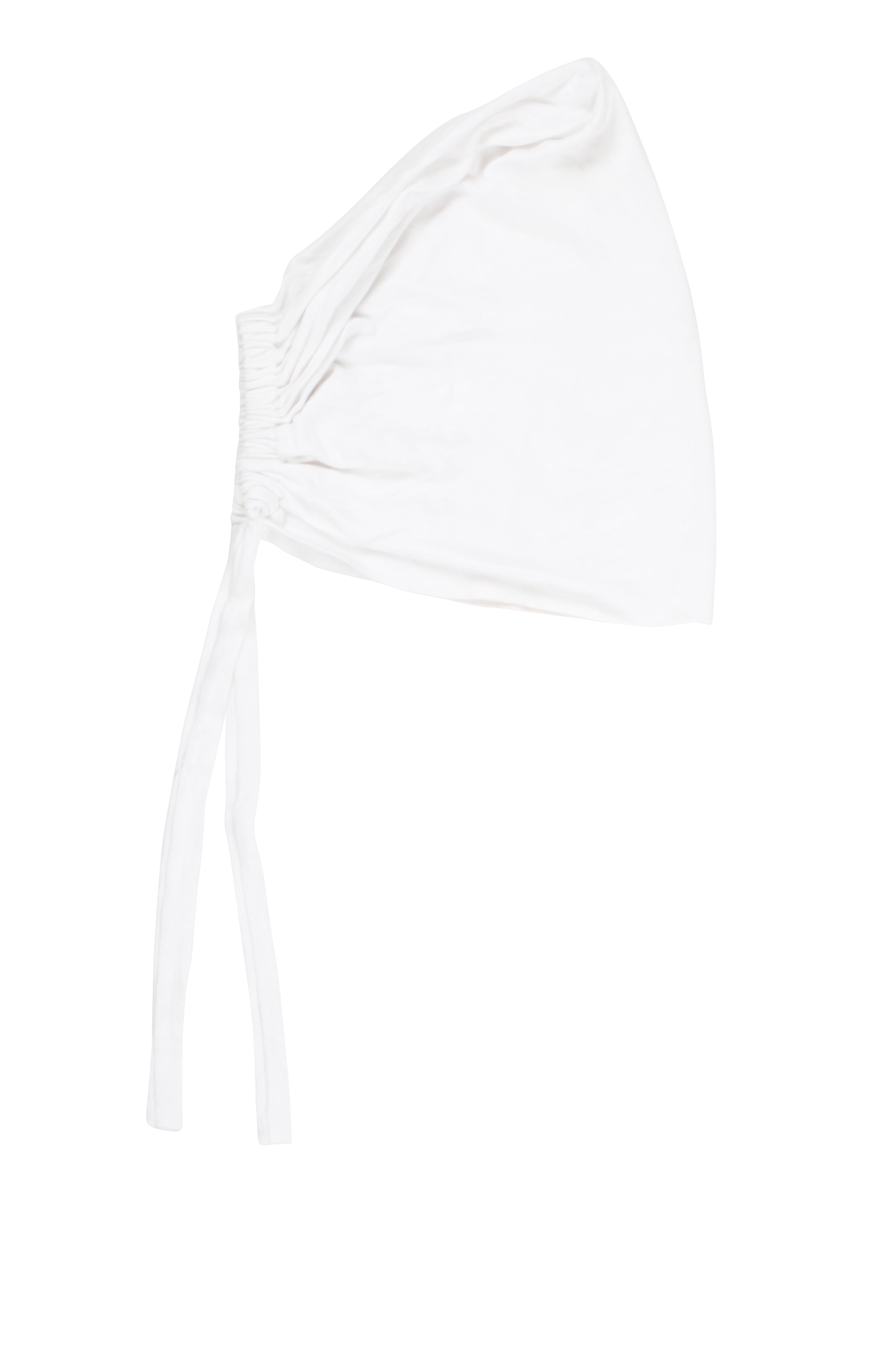 White - Adjustable Tie Underscarf