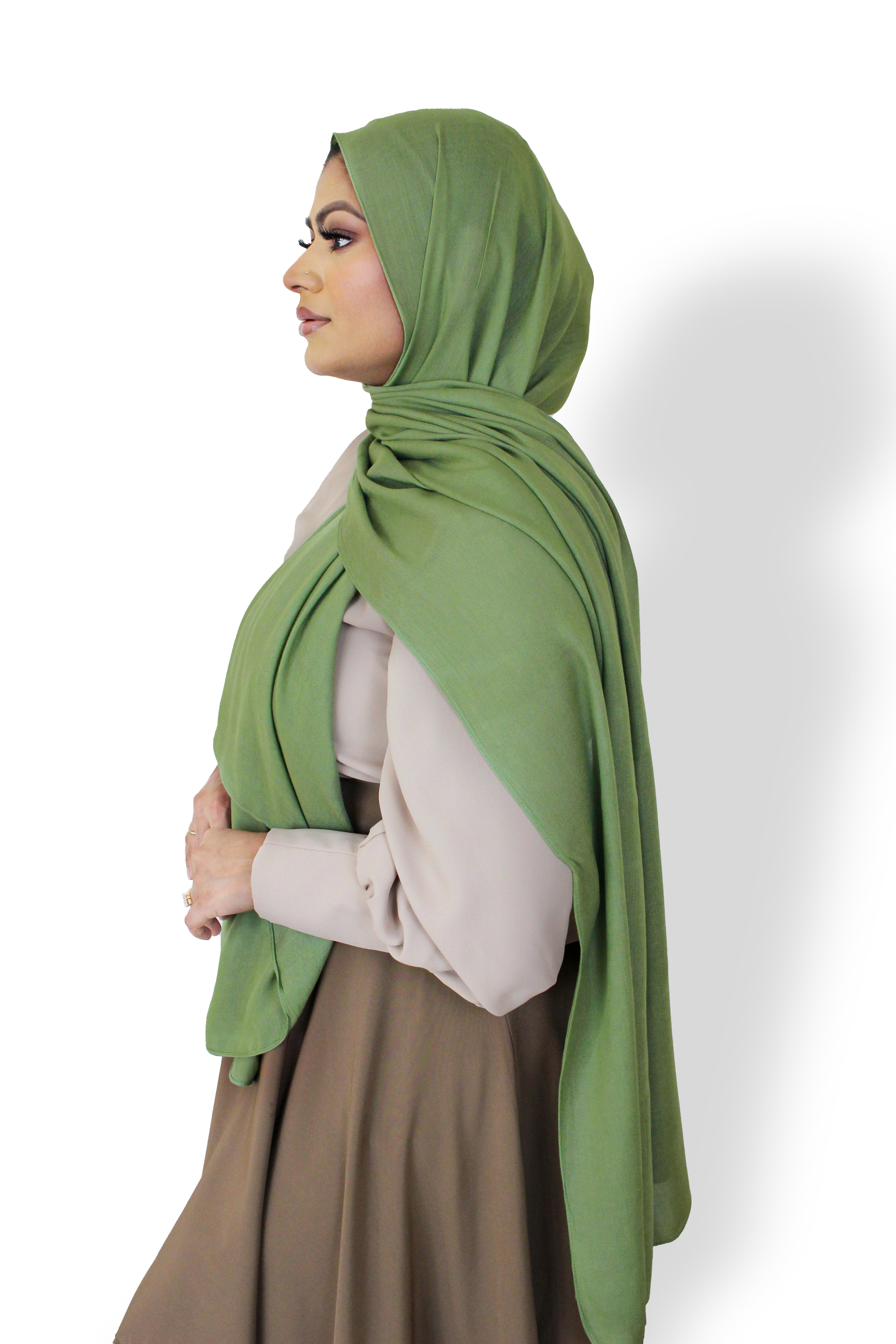 Moss Green - Modal Plain Hijab