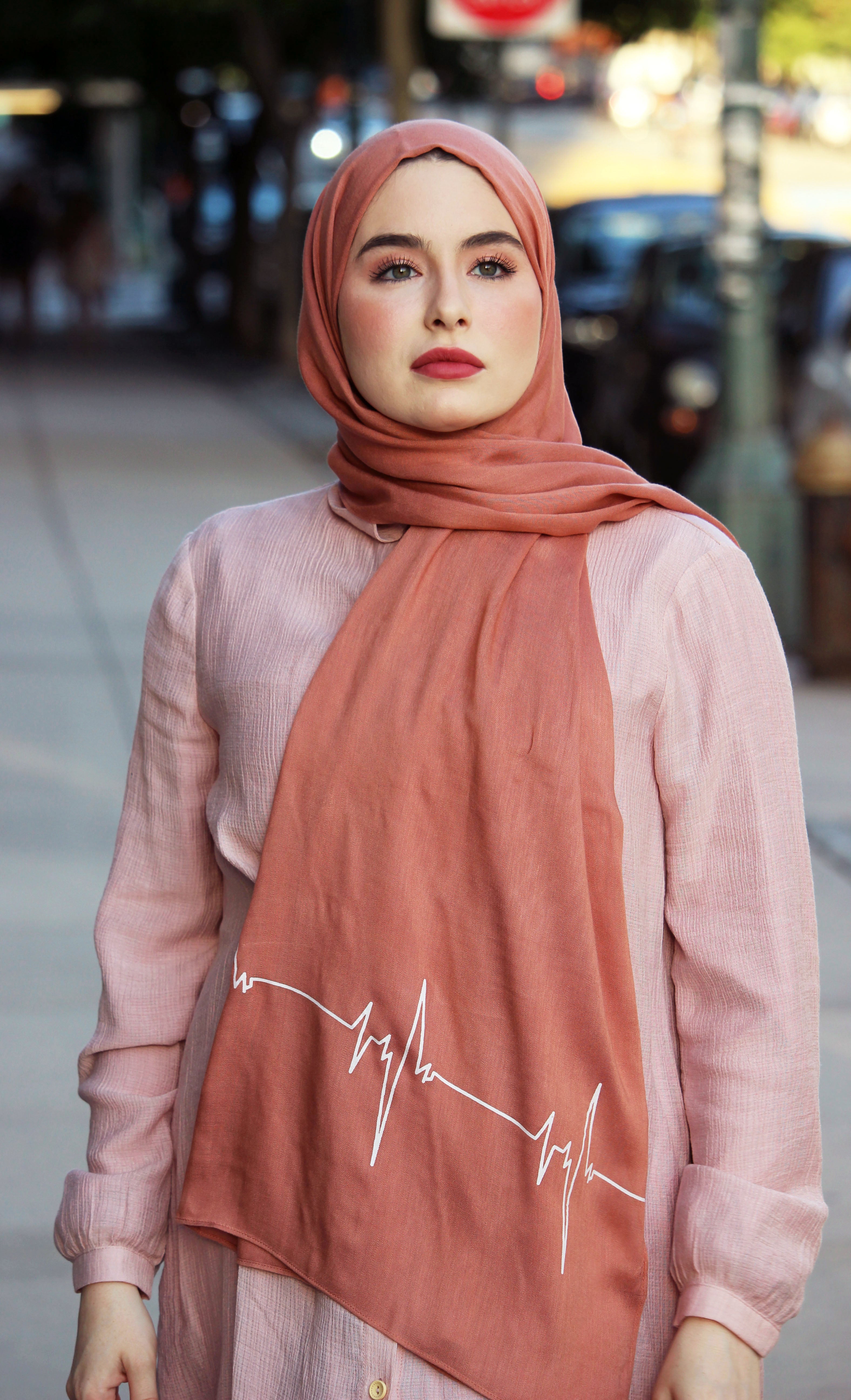 Heartbeat - Terracotta - Modal Hijab