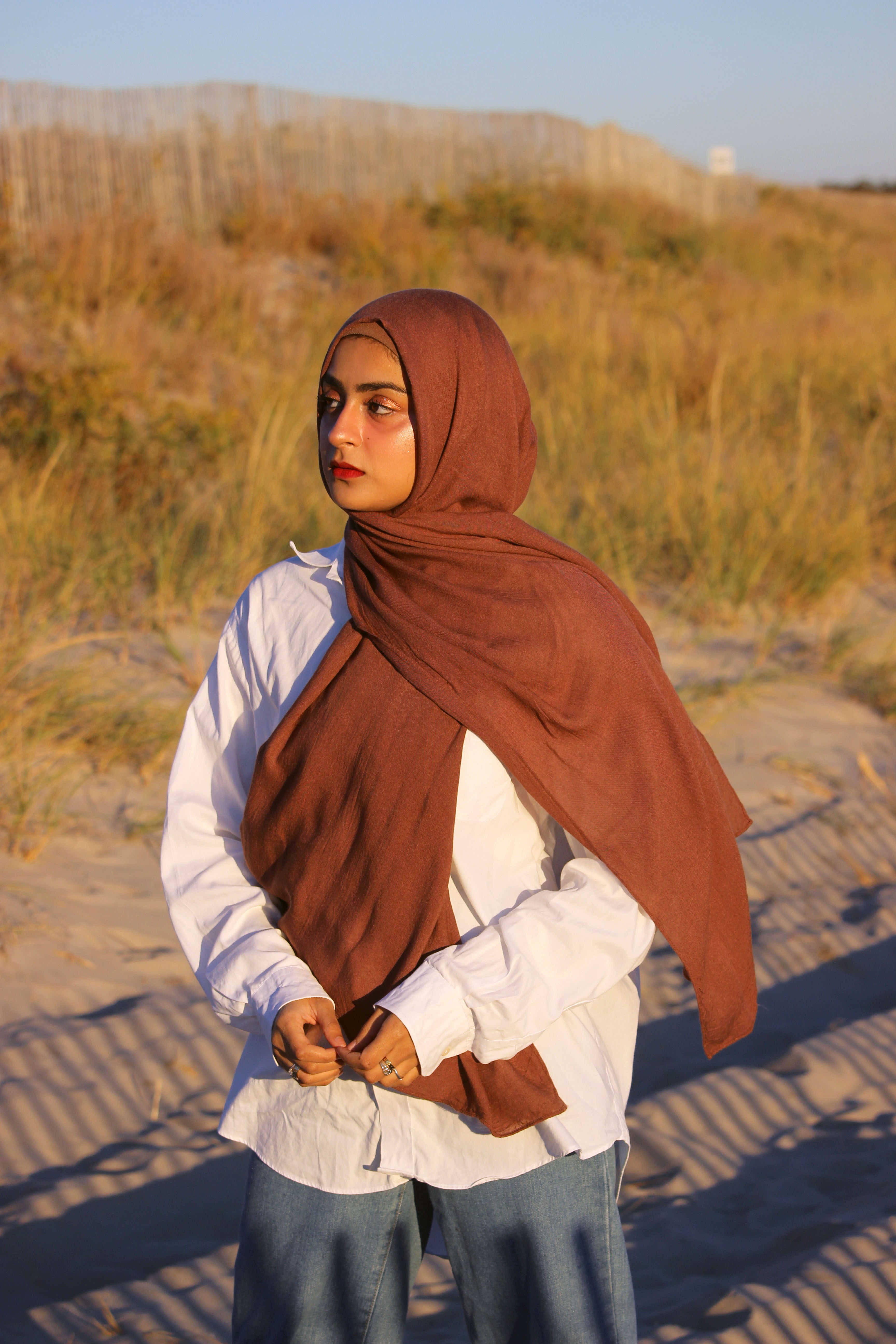 Mocha - Modal Plain Hijab