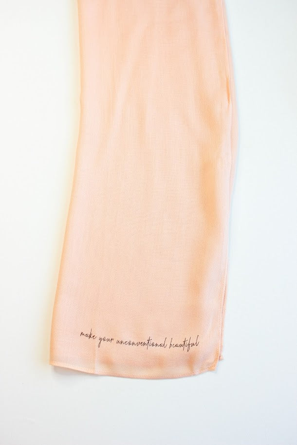 Make Your Unconventional Beautiful- Pink Salt - Modal Hijab
