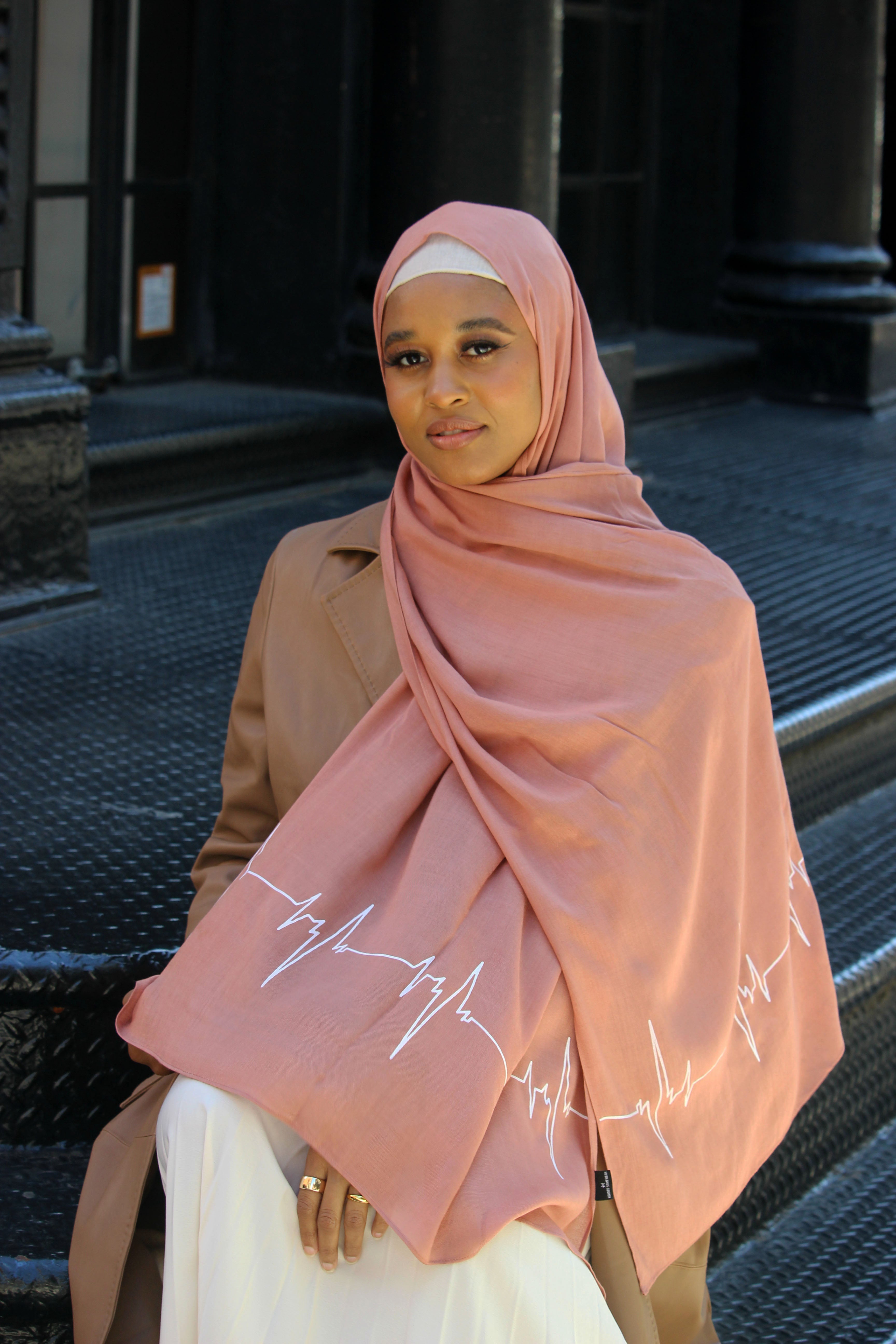 Heartbeat - Terracotta - Modal Hijab