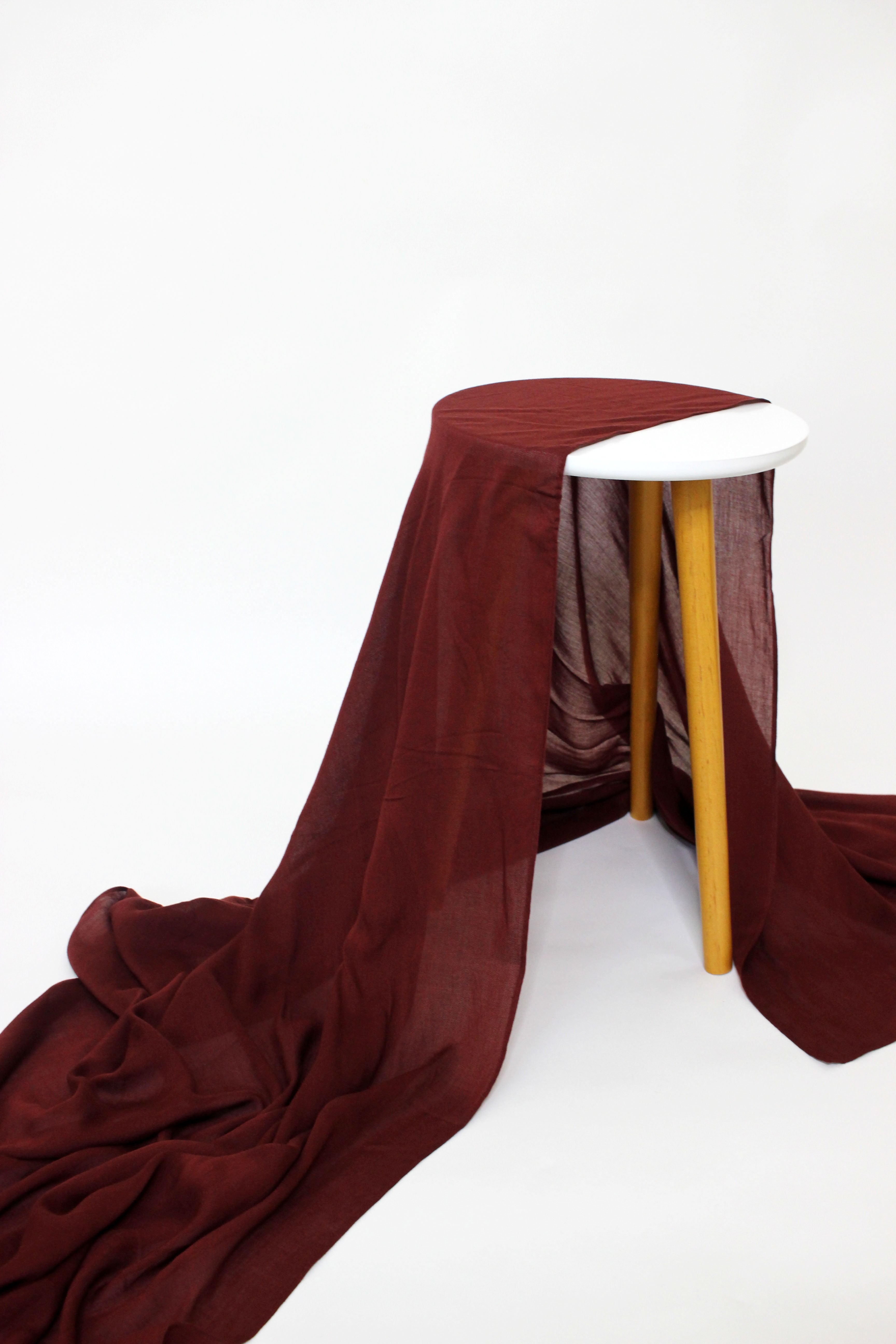 Crimson - Modal Plain Hijab