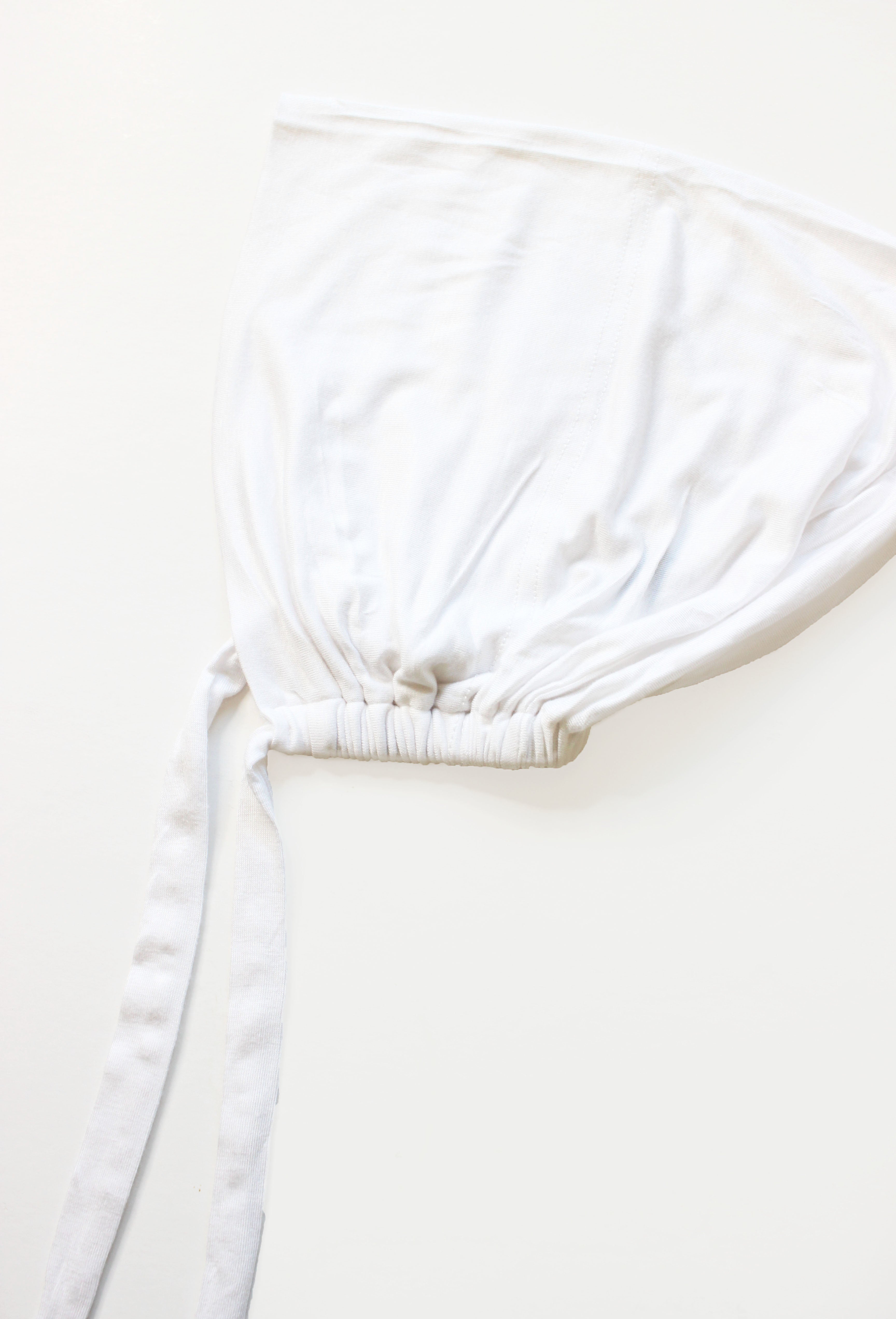 White - Adjustable Tie Underscarf